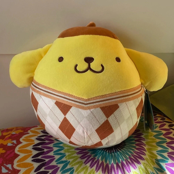 Squishmallows Hello Kitty & Friends Pompompurin - Picture 1 of 7